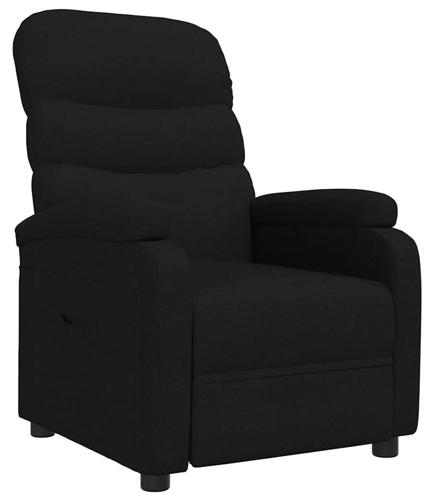 vidaXL Relaxsessel Schwarz Stoff