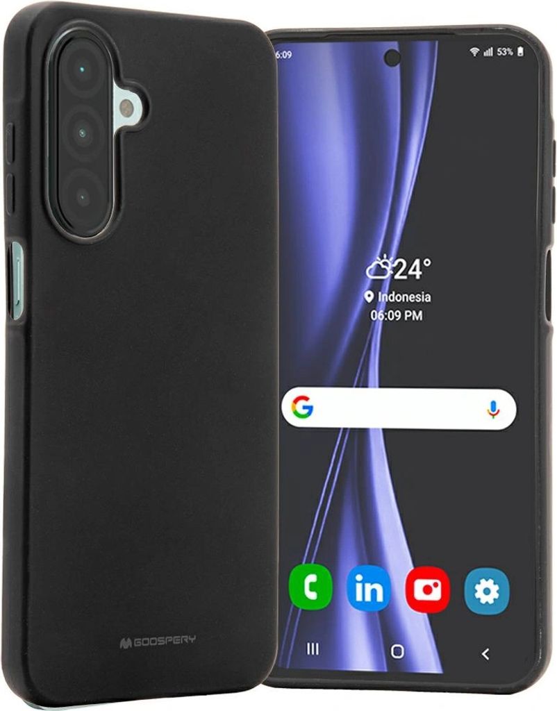 Mercury Soft Case für Samsung Galaxy A26 Schwarz