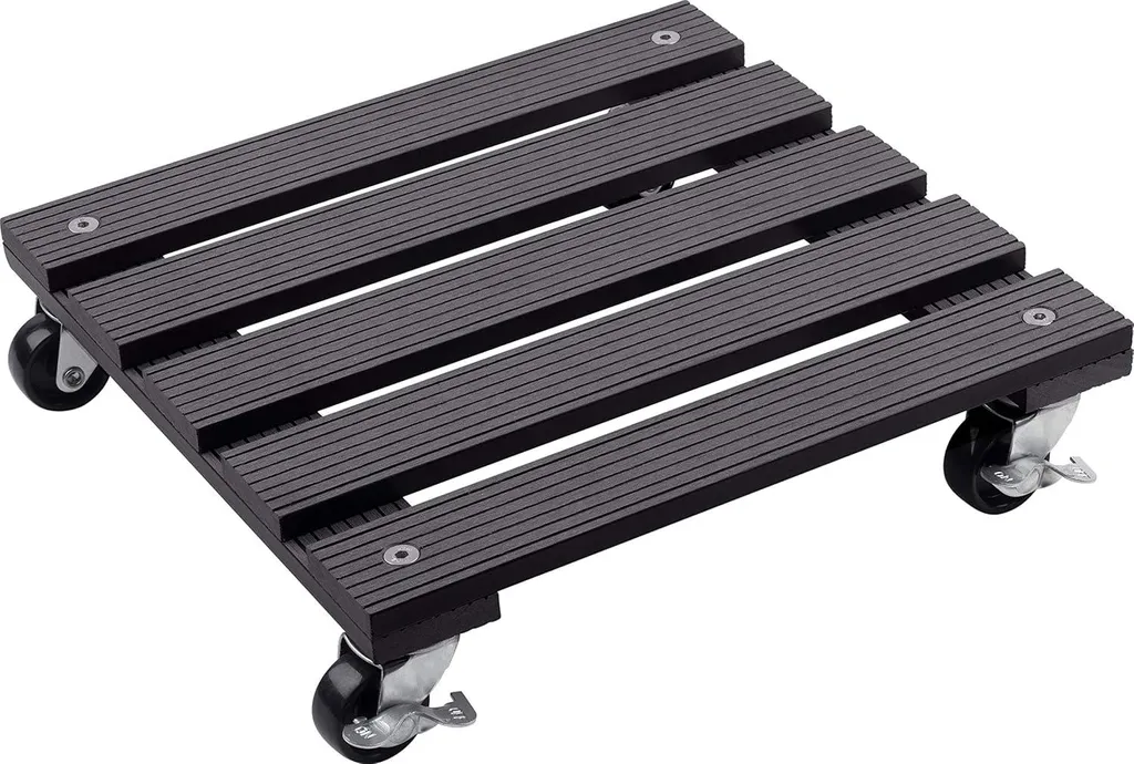Chariot à plantes pour terrasse et balcon - Déplacez vos pots de 60 kg max