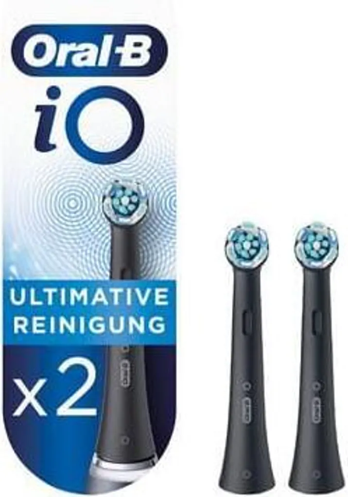 Oral-B iO Ultimate Clean Testine Ricambio Nero 2 Pezzi - Originali iO