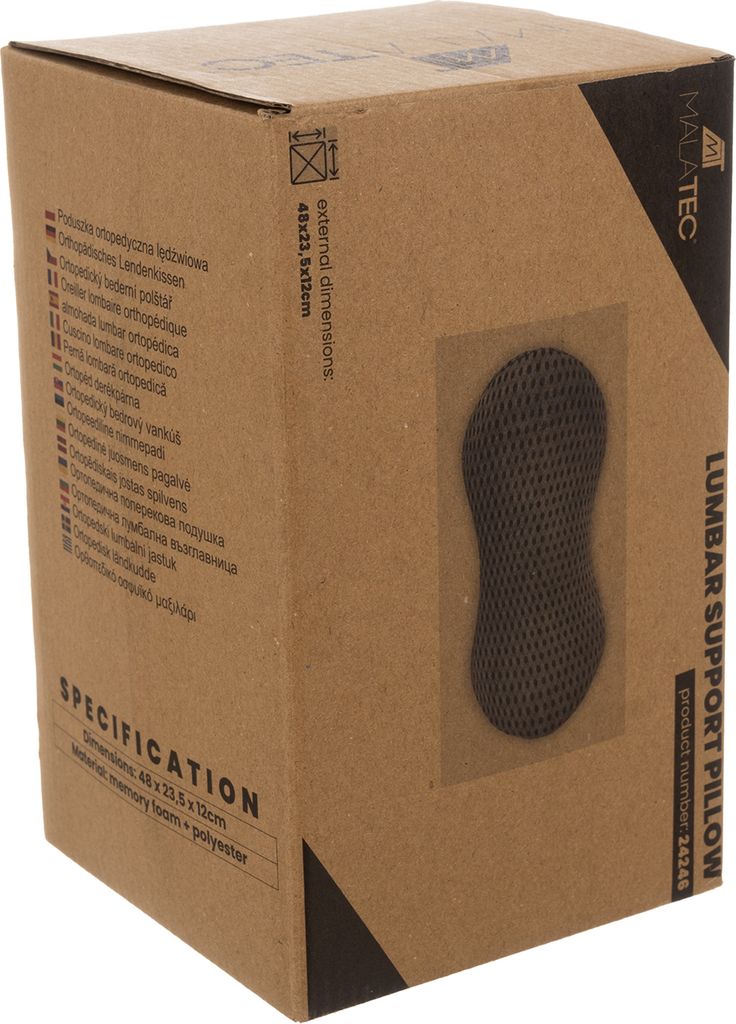 Malatec 24246 Ortopedyczna poduszka lędźwiowa 23 x 13 x 24 Zdjęcie produktu 14
