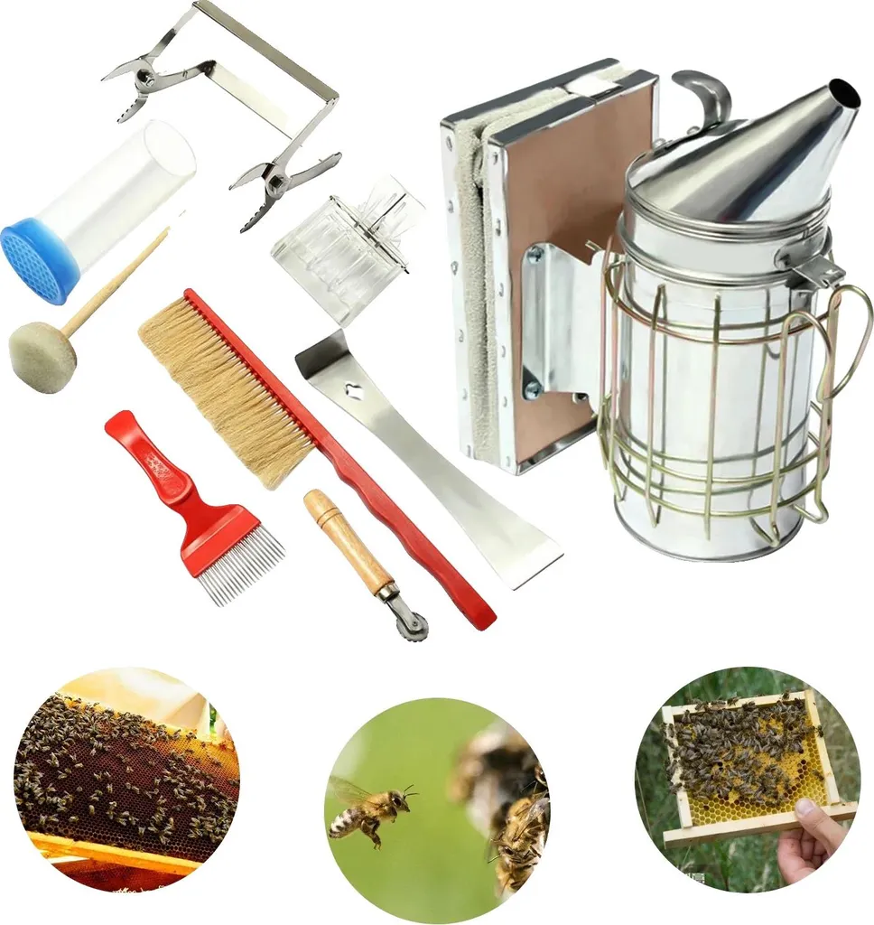 Affumicatore Api Professionale Inox - Set Accessori Versatili Argento