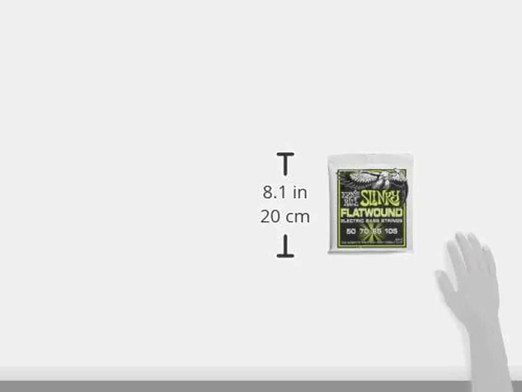 Cordes basse Ernie Ball Flatwound 50-105 pour éviter les bruits de doigts - 2