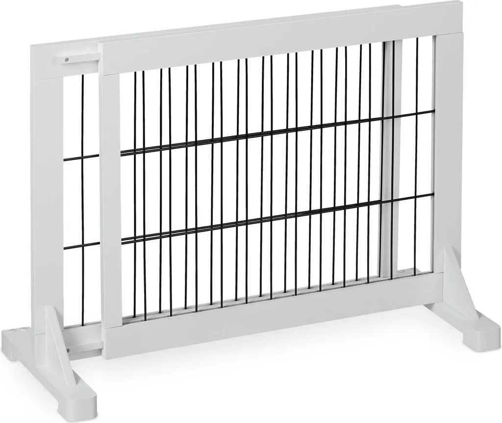 Portail de sécurité rétractable blanc barrière de protection enfant