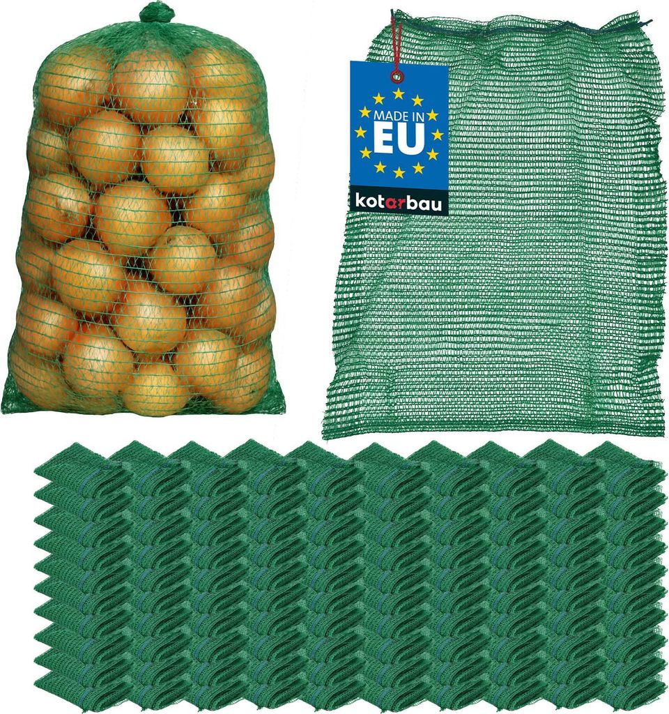 KOTARBAU® 100er Set Raschelsack Kartoffelsack 50 x 80 cm Produktbild 