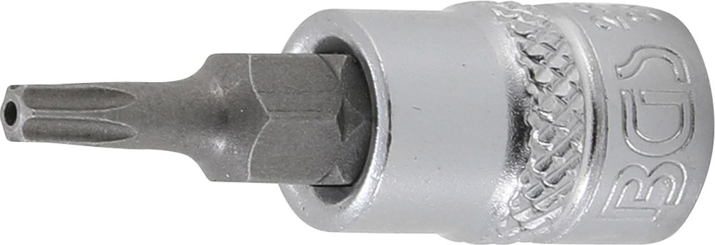 BGS 2358 Bit Einsatz 6,3 (1/4) T-Profil mit Bohrung, T15