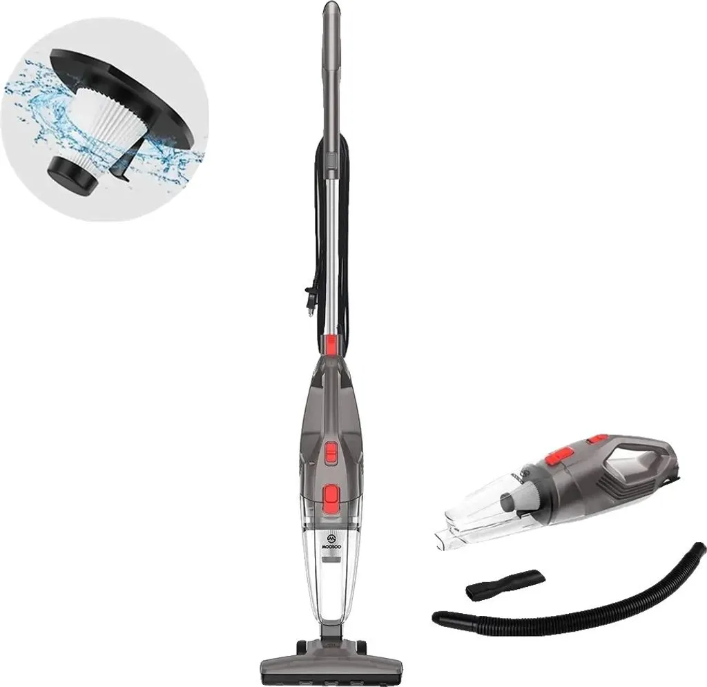 Aspirateur à main Moosoo Lt450 avec aspiration 15Kpa et filtration HEPA