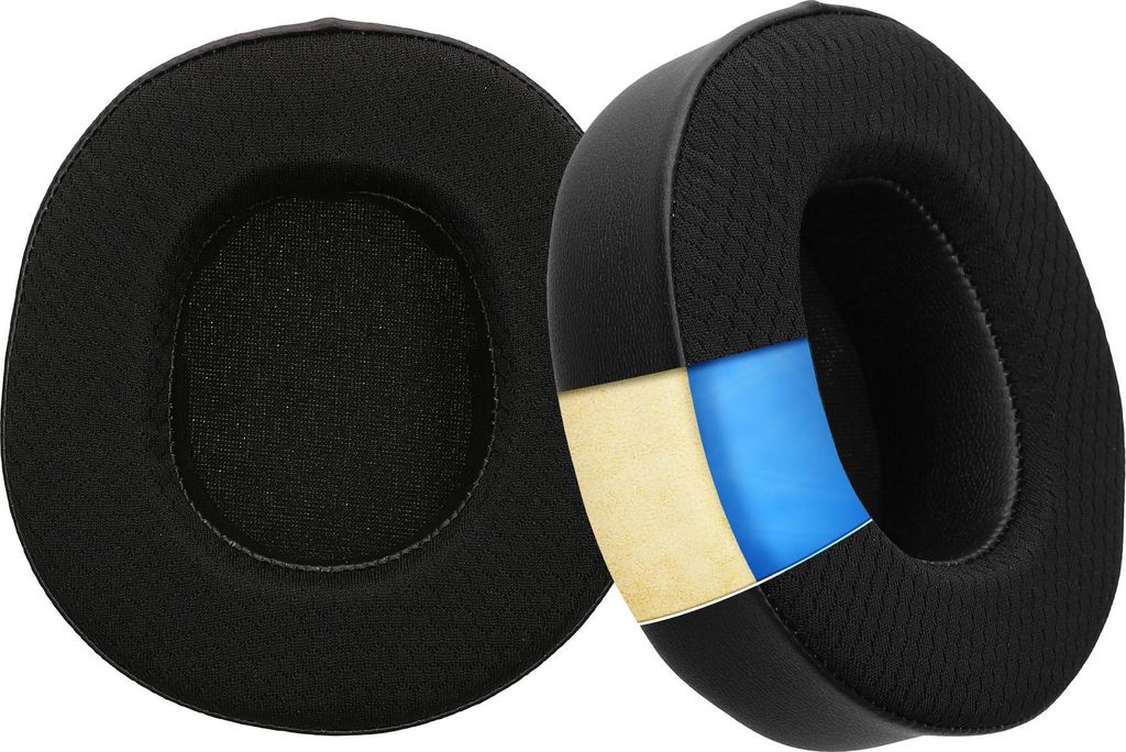 kwmobile 2x Ohr Polster kompatibel mit SteelSeries Arctis Nova Pro Wireless - Ohrpolster Kopfhörer - Kunstleder Polster für Over Ear Headphones -