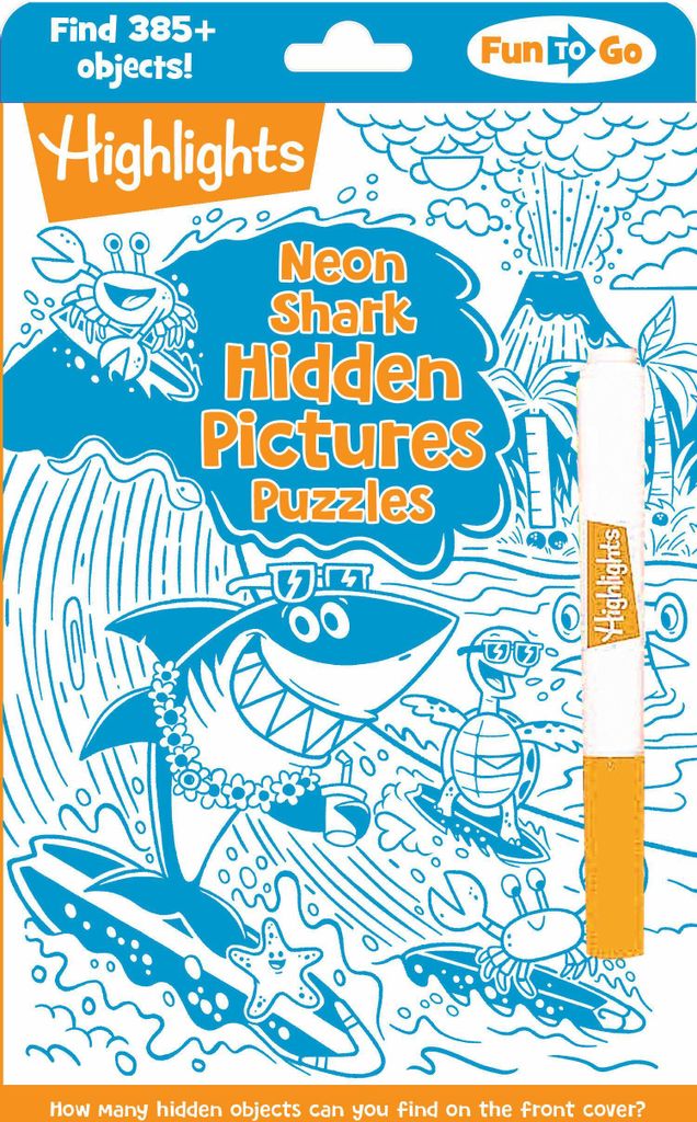 Neon Shark Hidden Pictures Puzzles – Lingua: Inglese