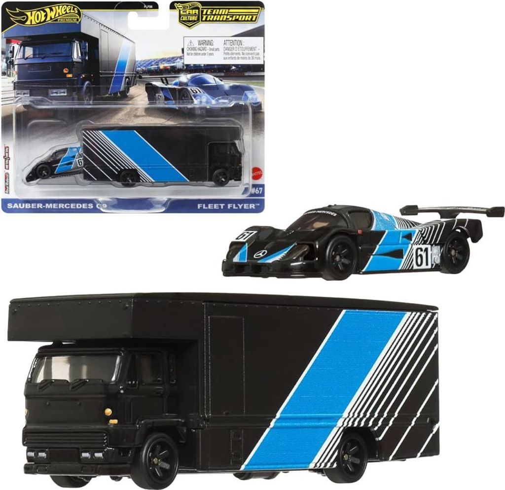 Hot Wheels HRV41, Fahrzeug-Set, 3 Jahr(e), Metall, Schwarz, Blau