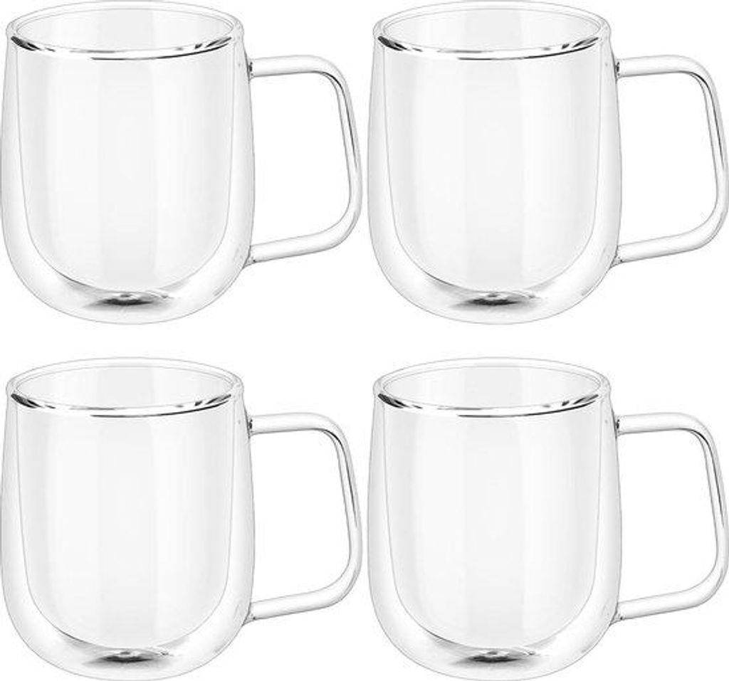 Gläsernsatz – – Luxusgläser für Kaffee und Tee