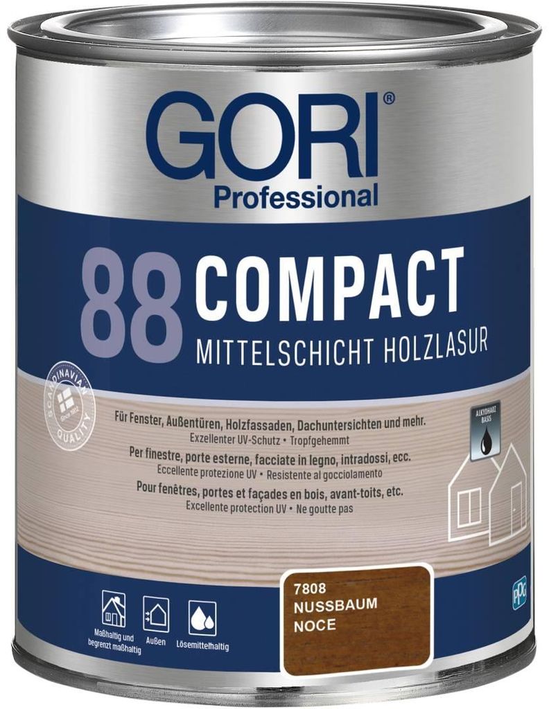 GORI Professional 88 COMPACT, Mittelschicht-Holzlasur, Produktbild 