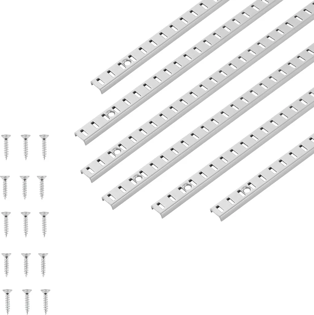 Kit Scaffalatura a Scomparsa SucceBuy 1846mm Inox | 20 Pilastri Regolabili