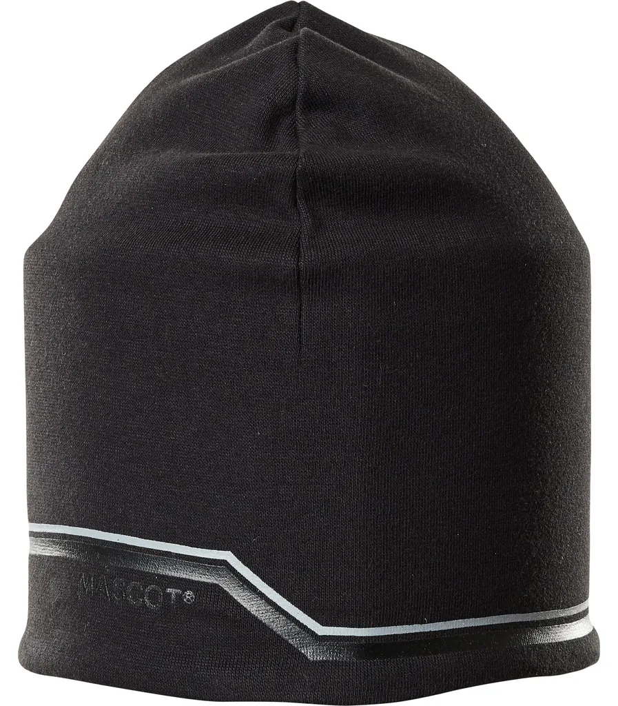 Bonnet tricoté MASCOT 18150-807-09 Noir élimine l'humidité et le froid
