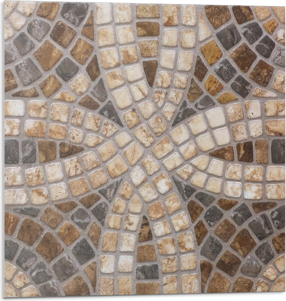 Piastrelle Autoadesive Mosaico Tessuto 30x30 cm | Rivestimento PVC Parete