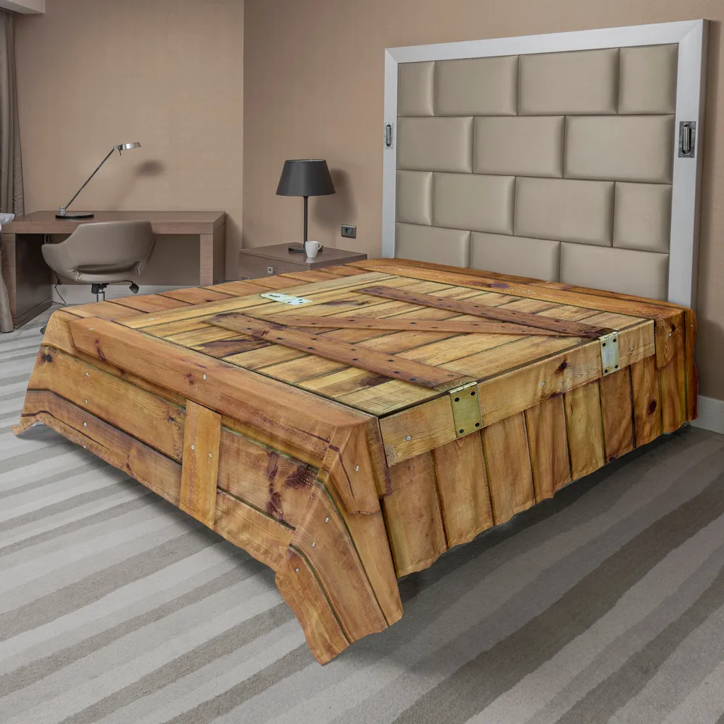 Lenzuolo Sopra ABAKUHAUS 244x205 | Stampa Digitale Legno Rustico