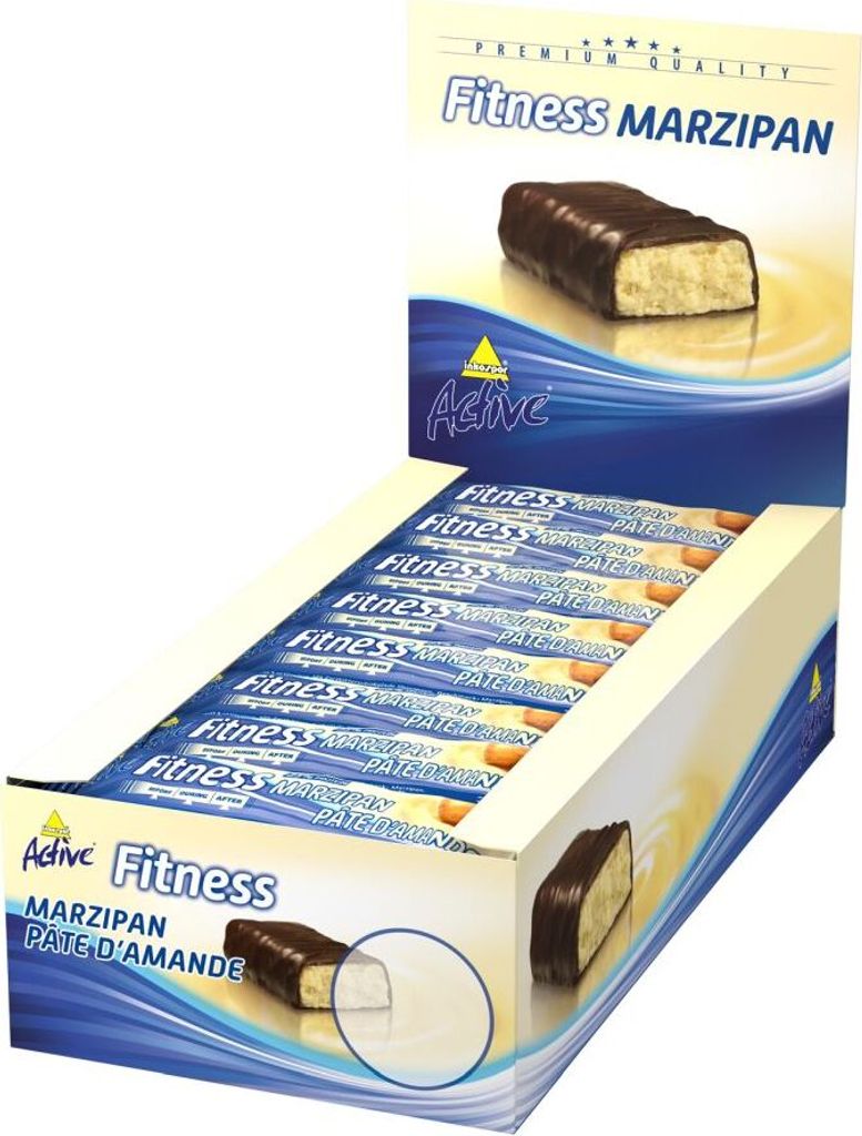 Inkospor active Fitness- 24 x 35 g Riegel Marzipan Produktbild 