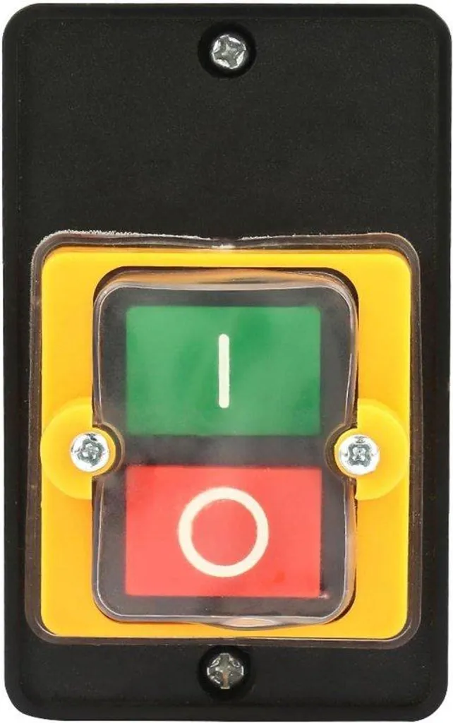 Bouton-poussoir AC220V étanche IP55 haute protection 90x60x60 mm