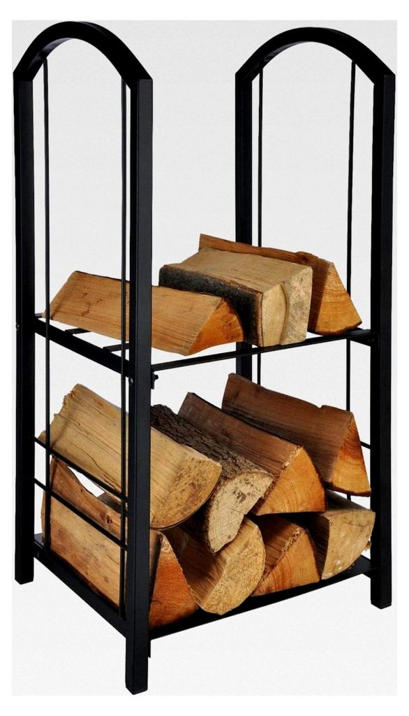 Kaminholzhalter ca. 74 cm - Metall Regal für Brennholz
