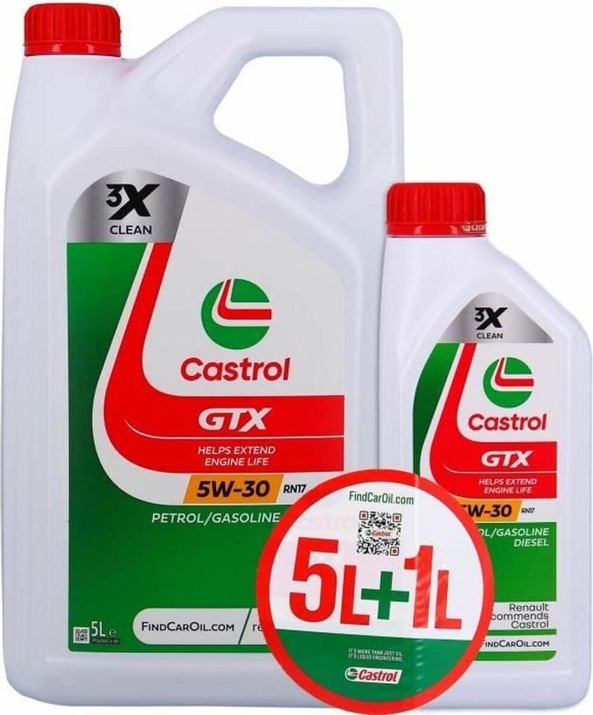 Auto-Motoröl Castrol GTX 5W 30 6 L