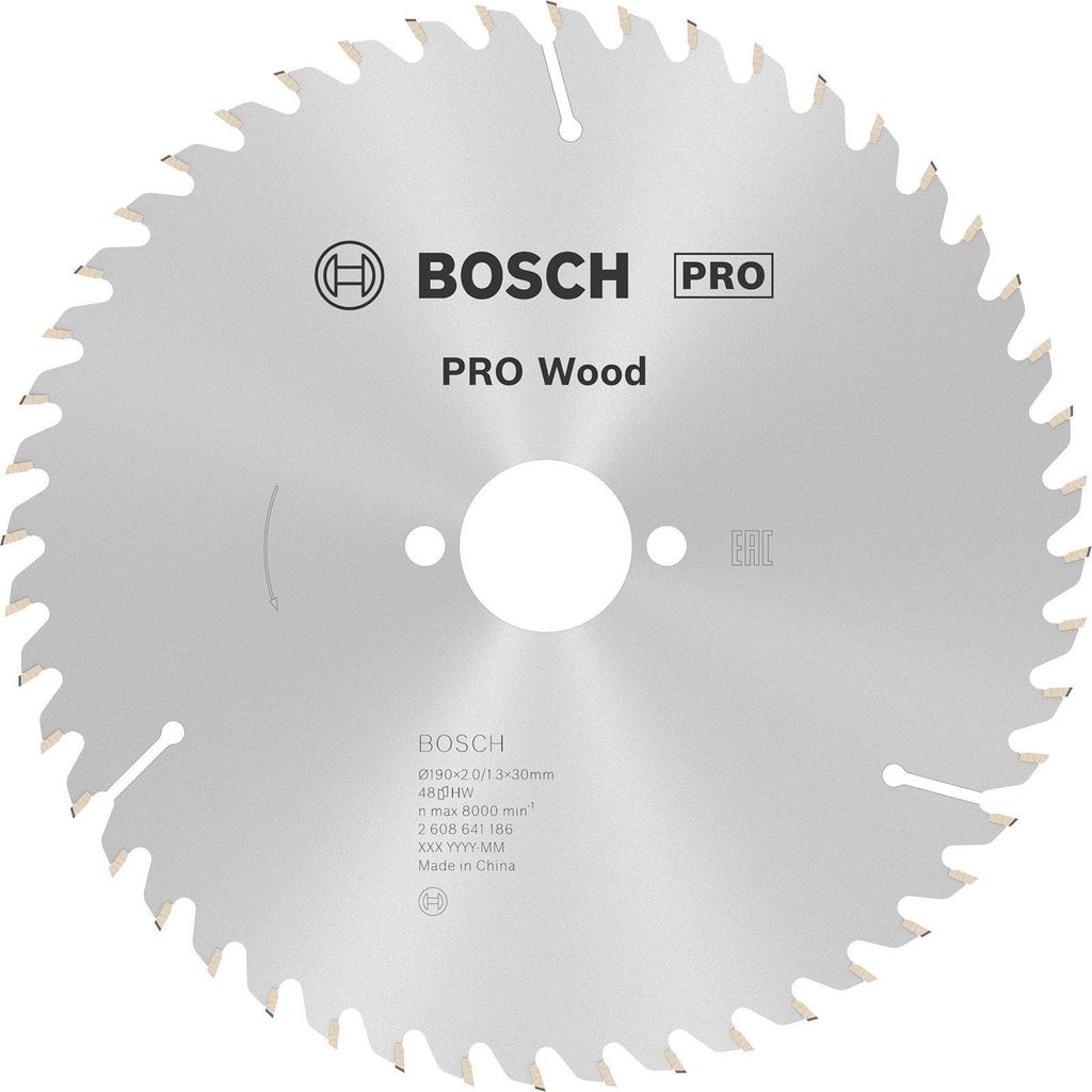 PRO Wood Kreissägeblatt, 190 x 2 x 30 mm, Z48 Produktbild 