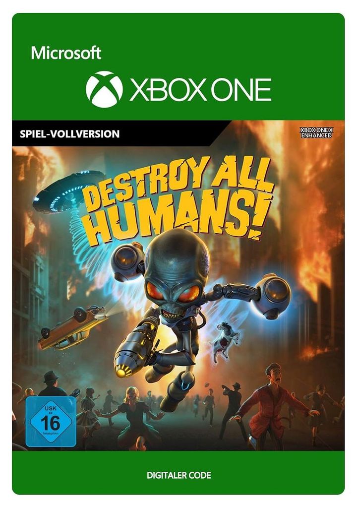 THQ Destroy all Humans!, Xbox One, Powyżej 13 lat Zdjęcie produktu 