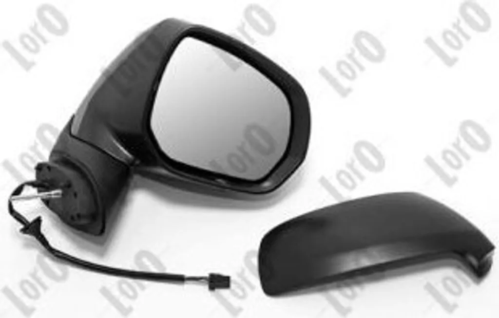 Rétroviseur droit pour Citroën C3 Picasso (SH) - Miroir complet Noir