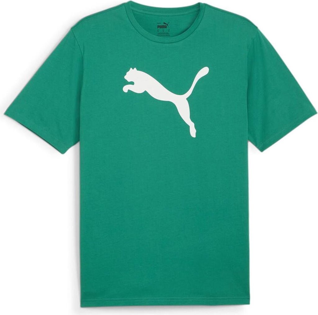 Puma Herren teamRISE Logo T-shirt - 658705, Farbe:Grün, Textil:XL