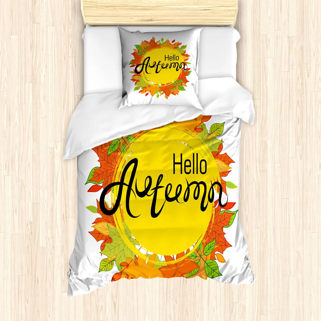 Set Letto Singolo ABAKUHAUS Autunno 135x200 | Calore e Protezione