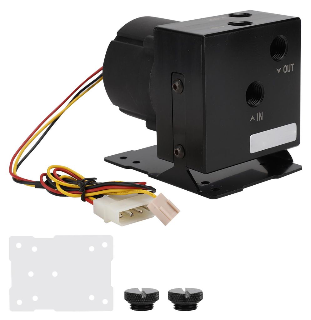 Computerkühler DC 12V 1,8A Integrierte Wasserkühlpumpe mit Halterung für 1200L/H Durchfluss