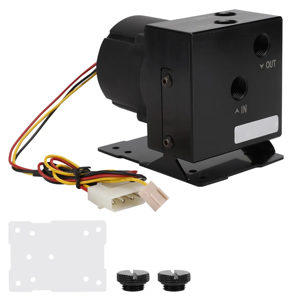 Pompe à eau intégrée pour watercooling PC avec débit puissant 1200L/H