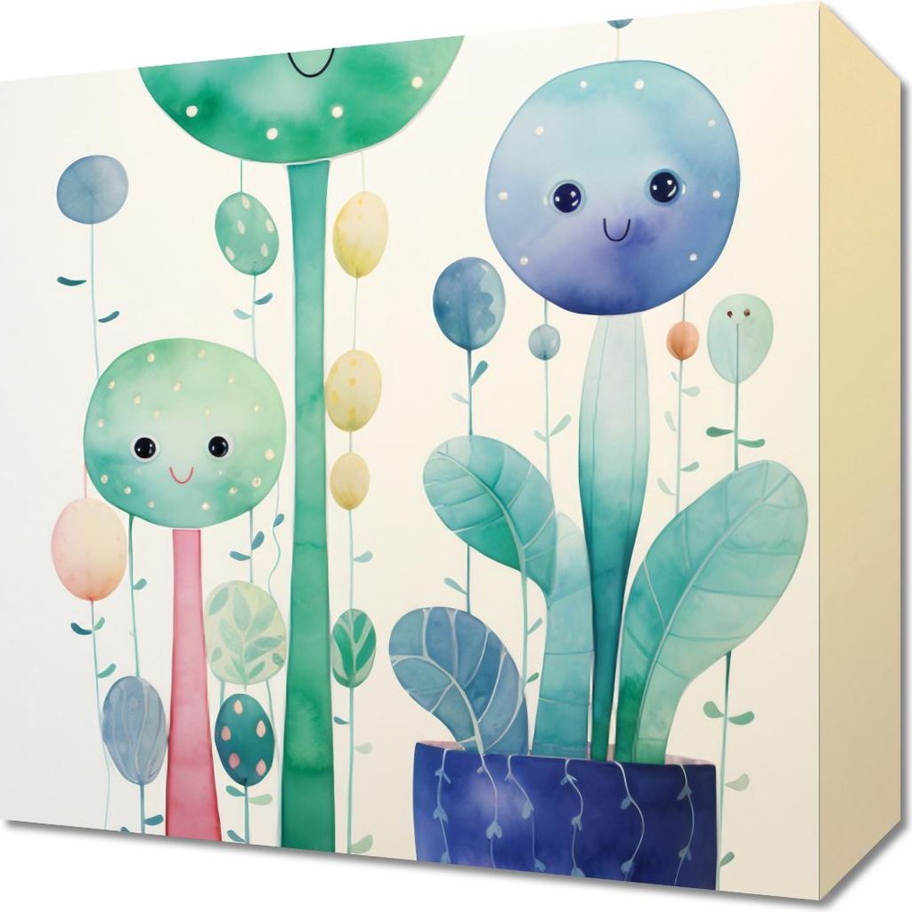 Bild 30x30cm Lächelnde Galaxien