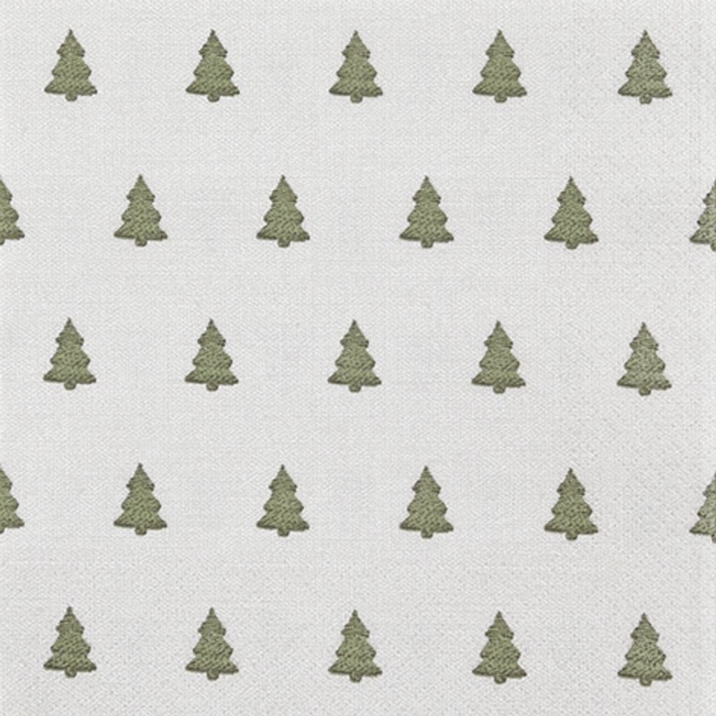Servietten 33x33 cm - Linen Trees green
