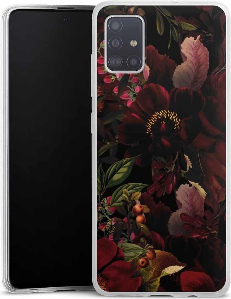 DeinDesign Slim Hülle für Samsung Galaxy A51 Silikon Case Ultra Dünn Handyhülle Blumen Utart Wiese