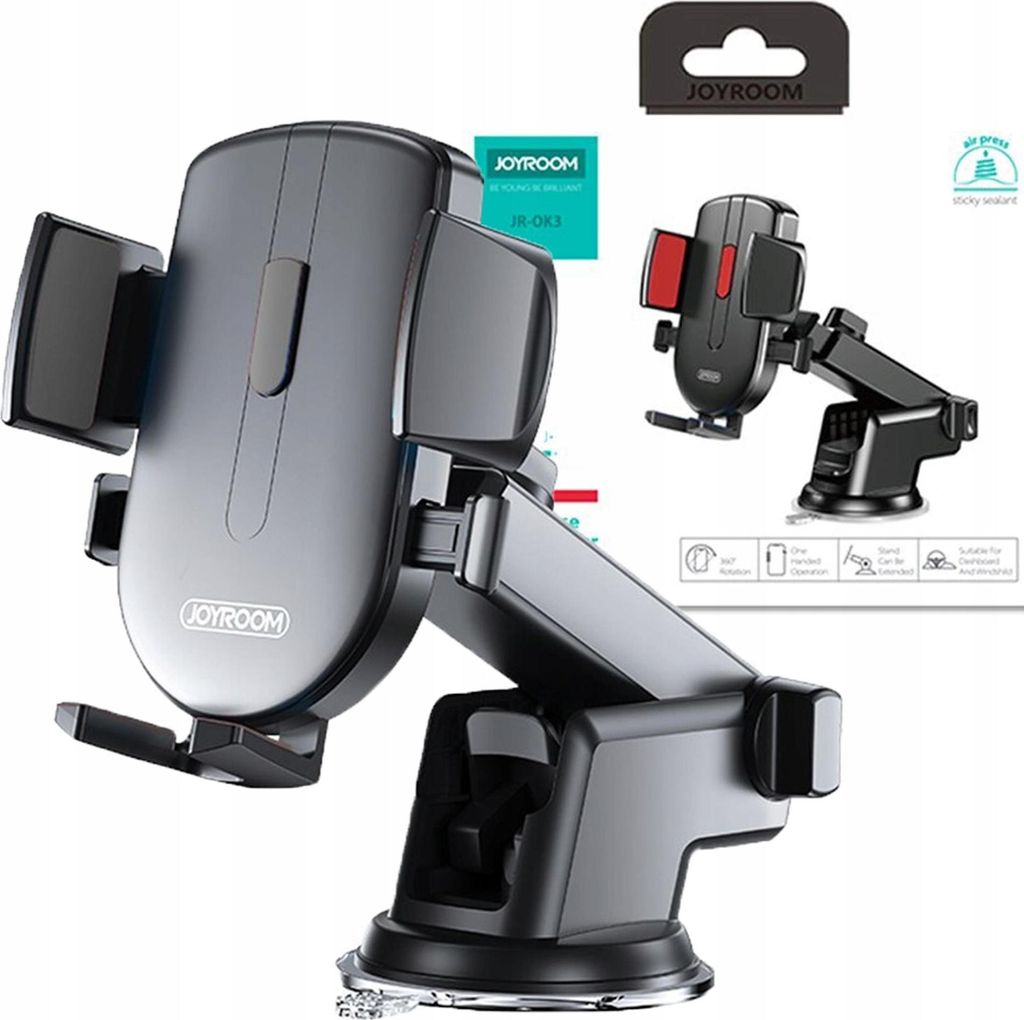 JOYROOM Car Holder Joyroom JR-OK3, 4inch - 6.7inch, Black Immagine del prodotto 