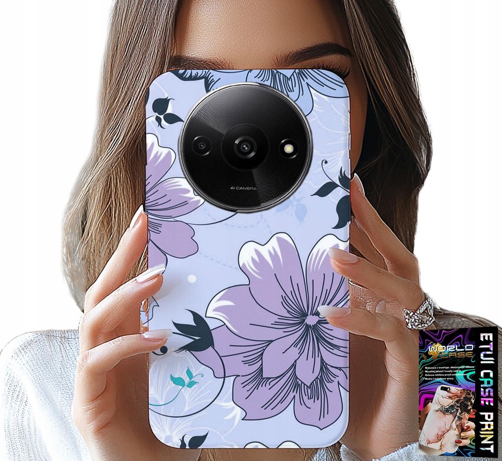 Fall Für Xiaomi Redmi A3 - Floral Floral Mode Zurück Designs