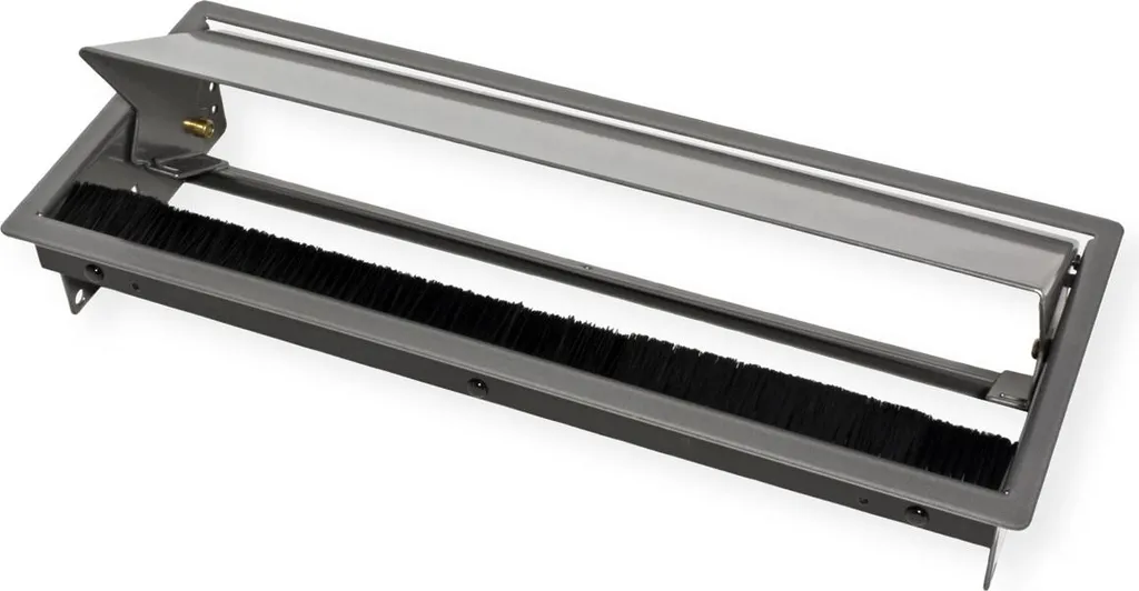 Châssis BACHMANN CONI Large Anthracite avec Brosse de Passage de Câbles