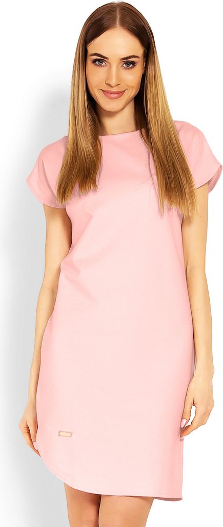 PeeKaBoo Asymmetrisches Damenkleid Cheebbiz Puderrosa XXL