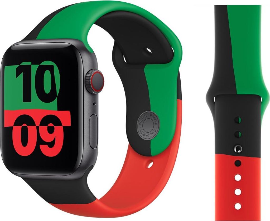 Original Apple Sport Armband S/M + M/L 42/44/45mm MJ4W3ZM/A Produktbild 