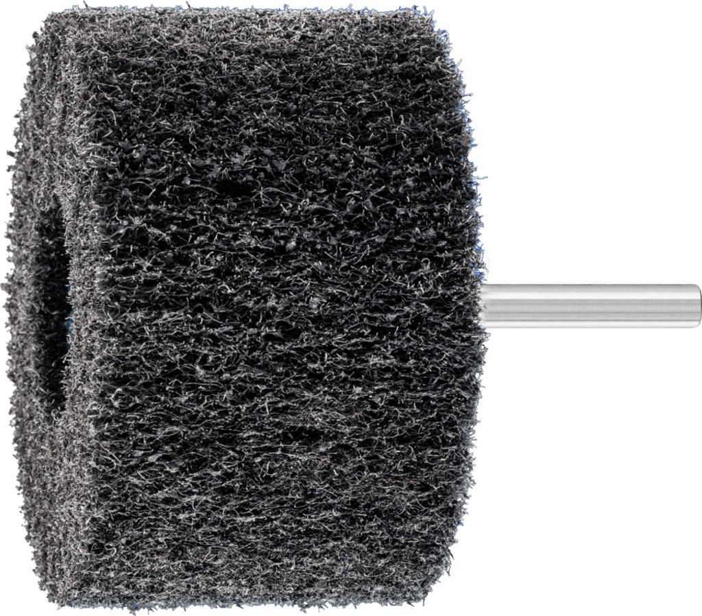 PFERD TOOLS POLINOX Vlies-Schleifstift PNL Ø 80x50mm Schaft-Ø 6 mm SIC100 für Feinschliff und Finish