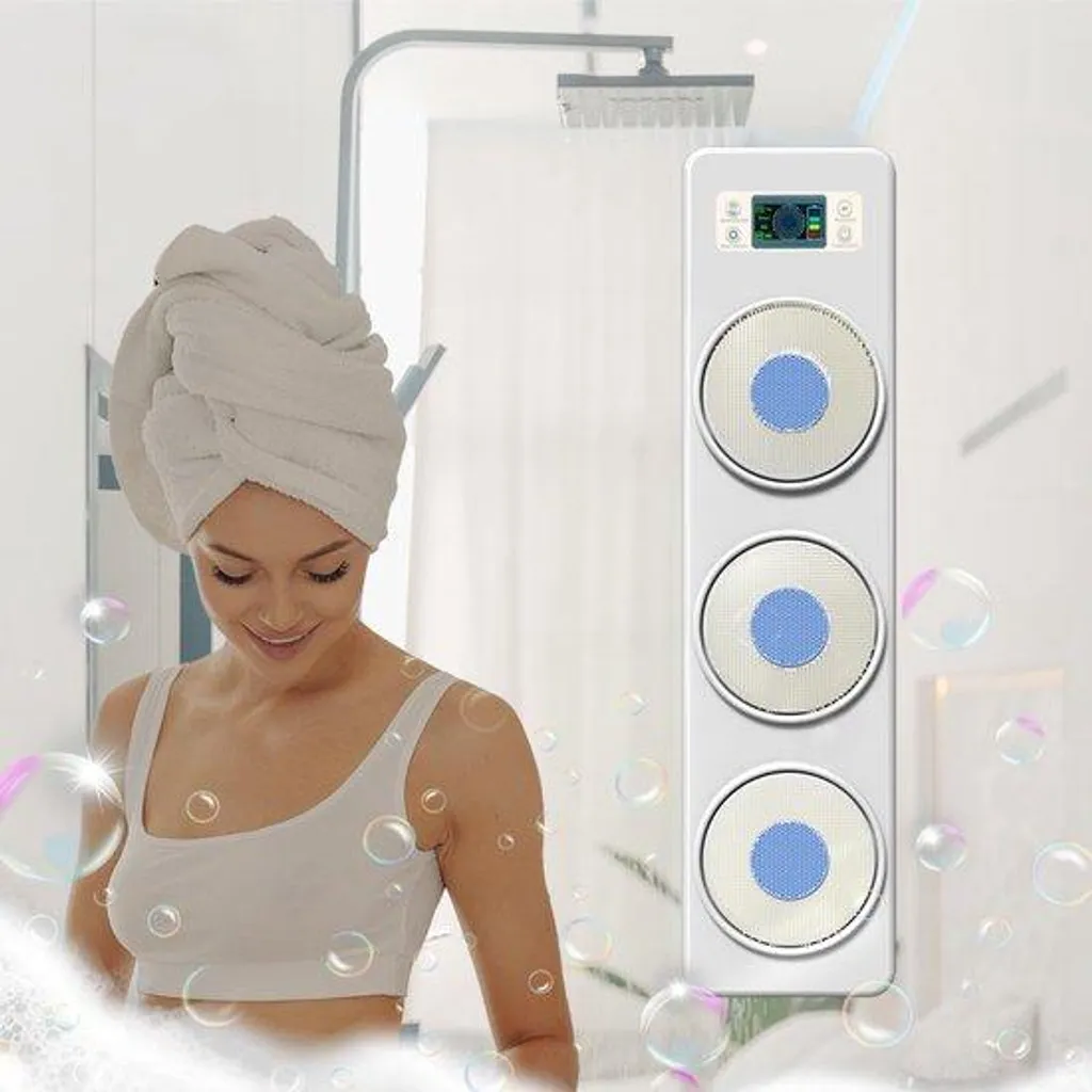 Brosse de douche électrique pour atteindre le dos et masser le corps