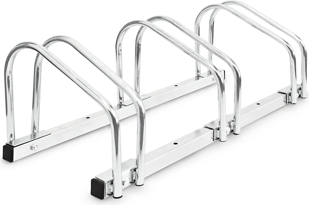 Support de Vélo Robuste en Acier pour 3 Places - Design Compact