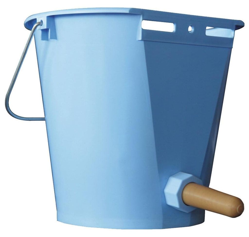Tétiblue Kunststoff-Kälbertränkeeimer (8 L) | komplett Robust & verlustfrei füttern