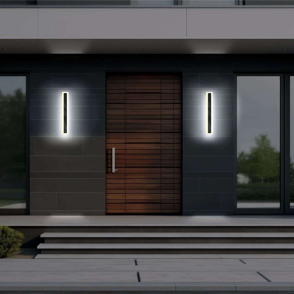 X4-LIFE LED Panel Wandleuchte 60cm 20W RGB für Innen und Produktbild 