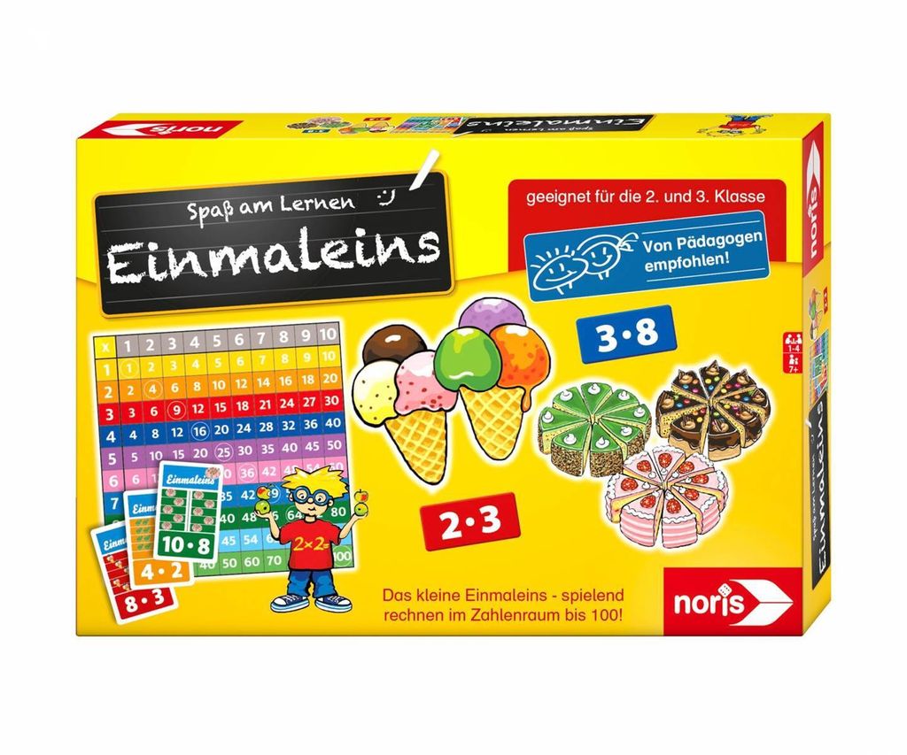 Noris Spiele tables de multiplication ; 606076342 Image du produit 