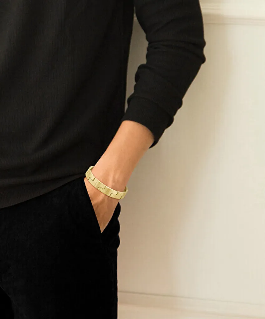 Bracciale Uomo Oro Placcato 2040154 | Il Regalo Perfetto per Lui