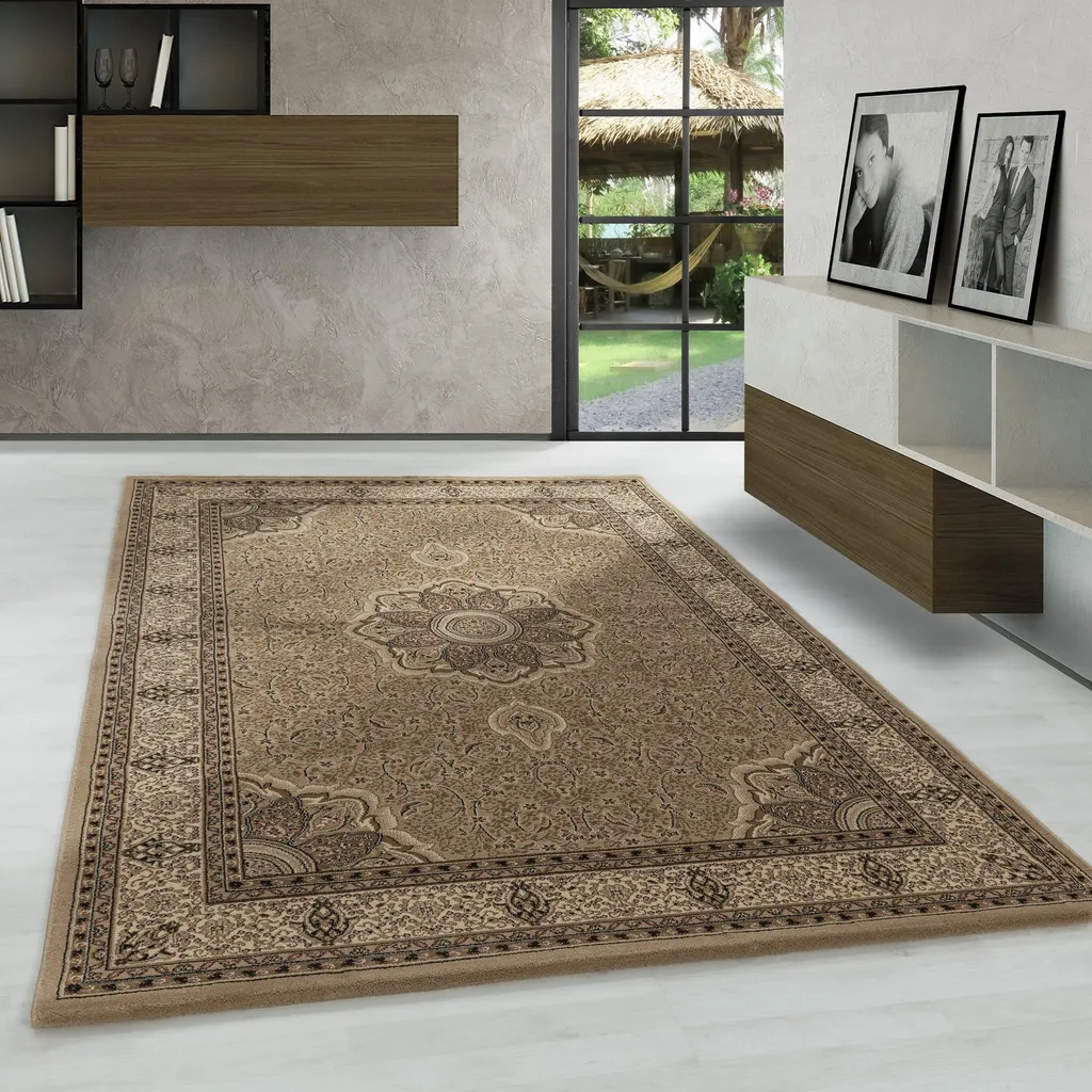 Tapis Classique 160x230 cm Idéal pour Salon et Salle à Manger Chic