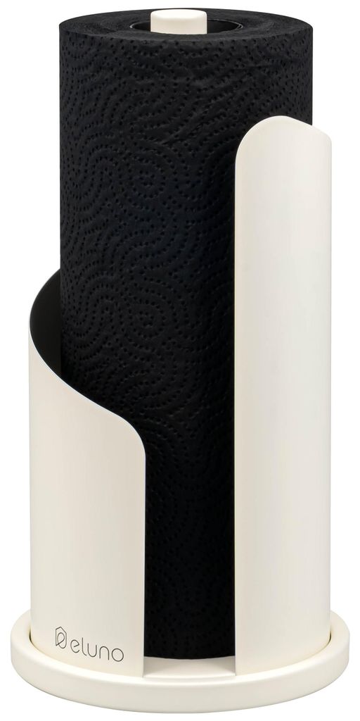 eluno Küchenrollenhalter aus Edelstahl, creme weiß Produktbild 