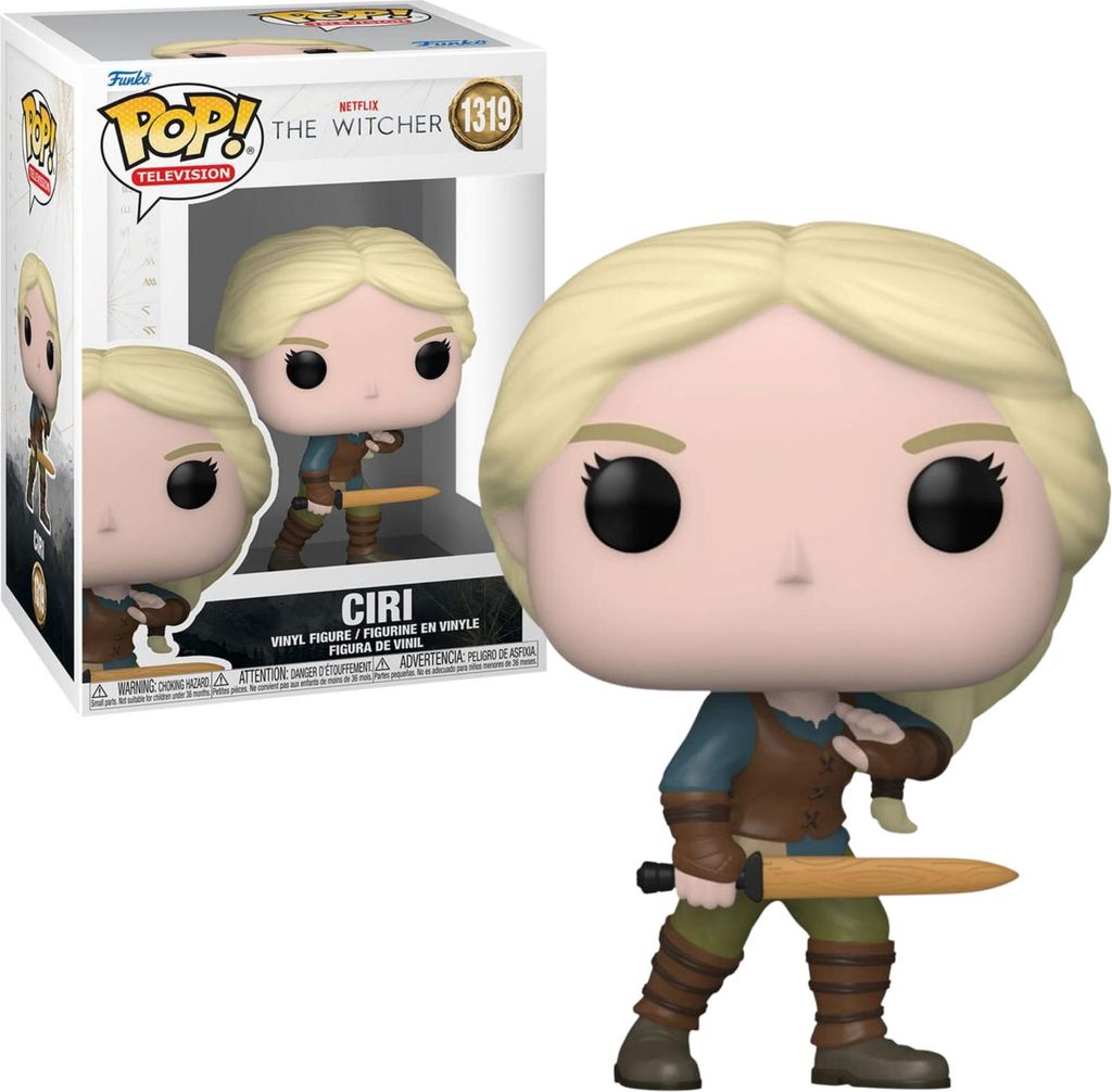 Wiedźmin Funko POP! PVC-Sammelfigur - Ciri z mieczem (1319) Zdjęcie produktu 