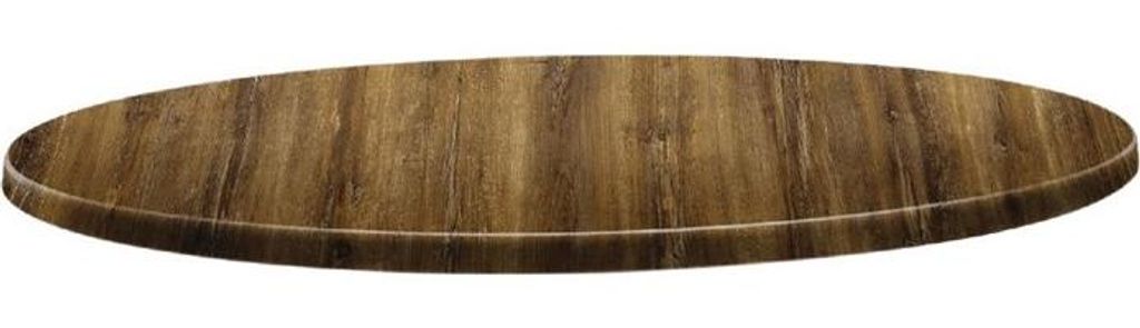 Topalit runde Tischplatte Atacama Kirschenholz 70 cm